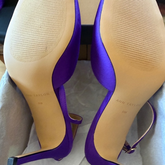 Size 9 - SHOES Ann Taylor - Vibrant Thistle - BRAND NEW IN BOX- never worn - Picture 2 of 5